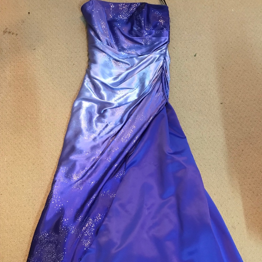 Purple prom dress
